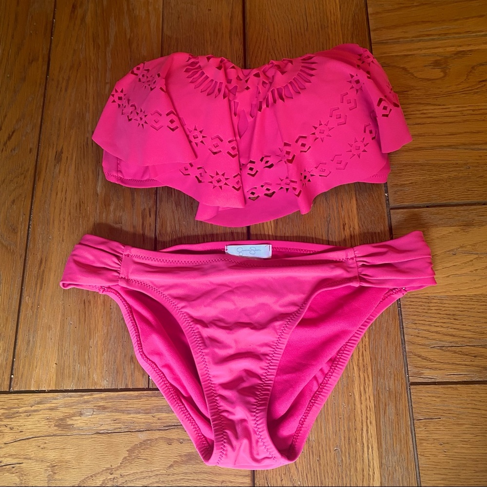 pink Jessica Simpson bikini